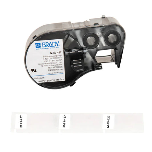 Cartucho de etiquetas autolaminadas para marcar cable - BMP41/51/53