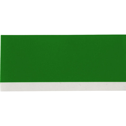 Etiquetas de vinilo con adhesivo permanente para todo tipo de clima (blanco sobre verde) blanco sobre verde)