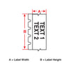 Cinta para interiores/exteriores (blanco), vinilo - BMP71