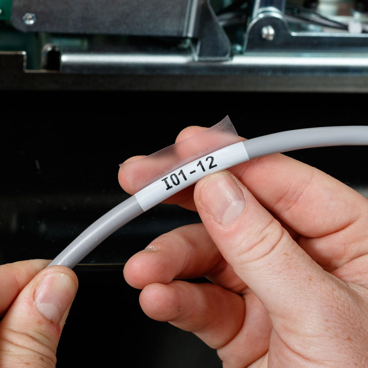 Etiqueta continua para marcar cables