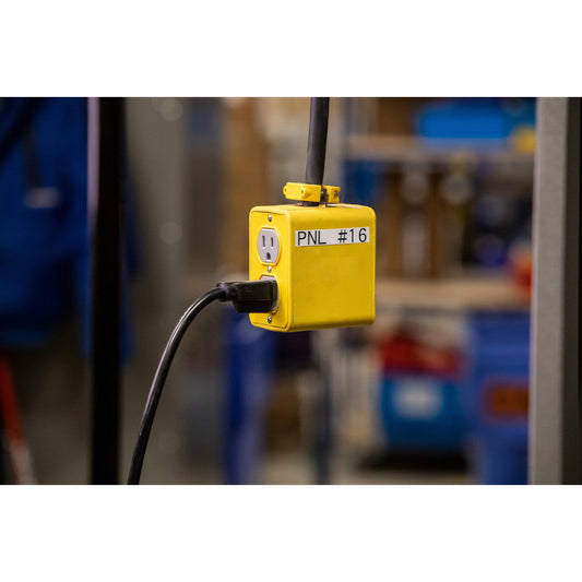 Cartucho de etiquetas (negro sobre blanco), vinilo - BMP41/51/53