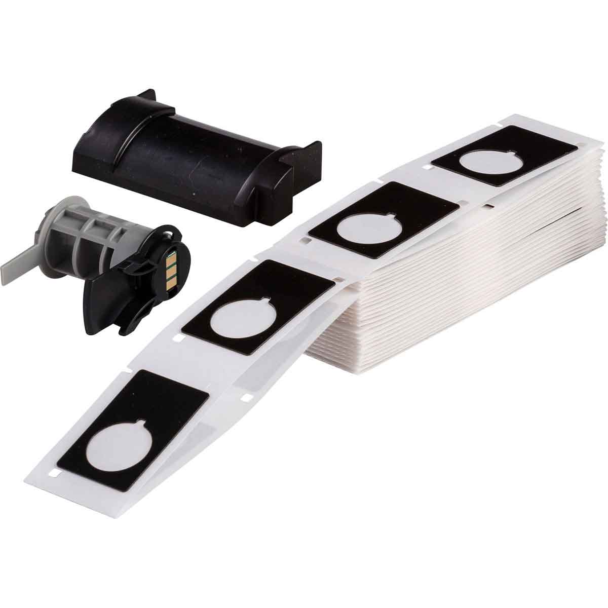 Etiqueta para botonera (negro), poliéster - BMP61/71/TLS2200