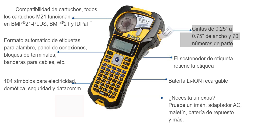 Impresora portátil M210 Brady